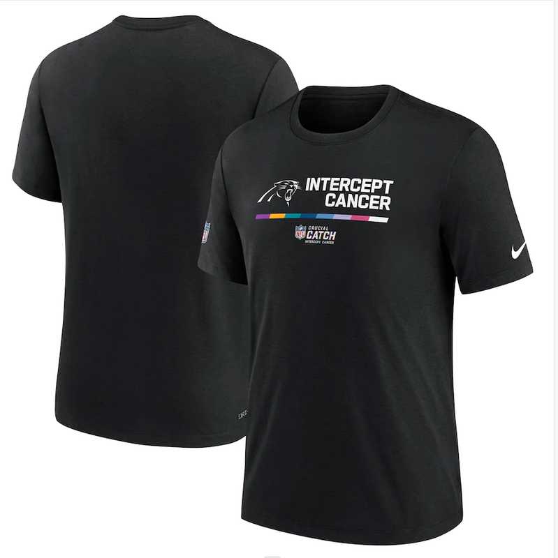 Carolina Panthers Nike 2022 NFL Crucial Catch Performance Men's T-Shirt Black,We sell and wholesale Carolina Panthers Nike 2022 NFL Crucial Catch Performance Men's T-Shirt Black on line form chian!